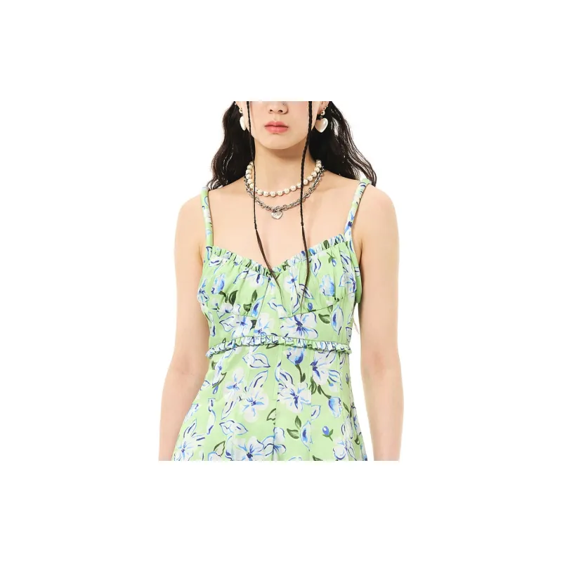 D'zzit Slip Dress Women's Green-2