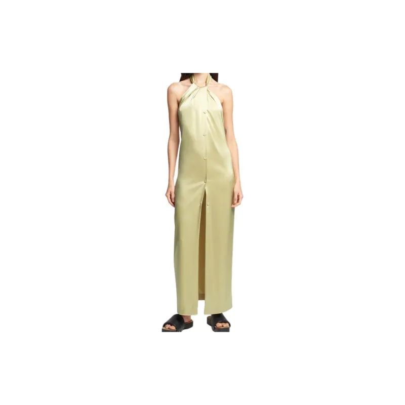 NANUSHKA Elima Halterneck Midi Dress-1