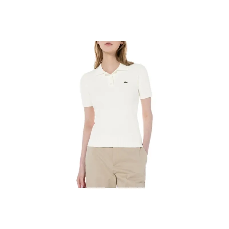 LACOSTE Polo Shirts Women's White-2