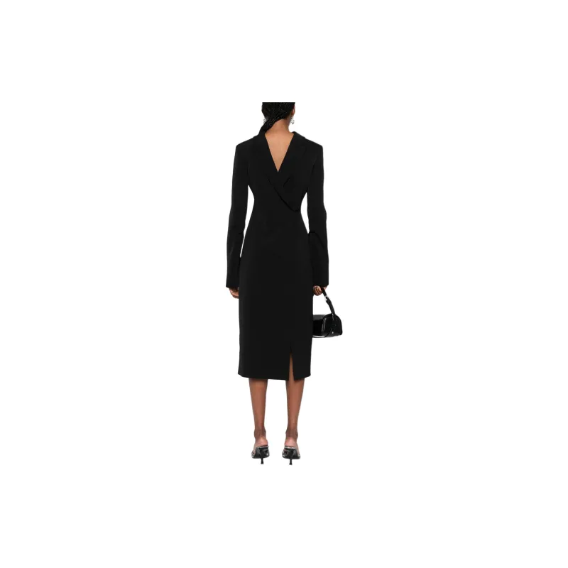Acne Studios SS24 Long-Sleeved Dresses Women's Black-2
