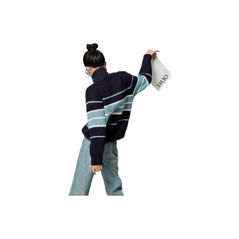 Weekly Knitwear Women's Navy Blue-4