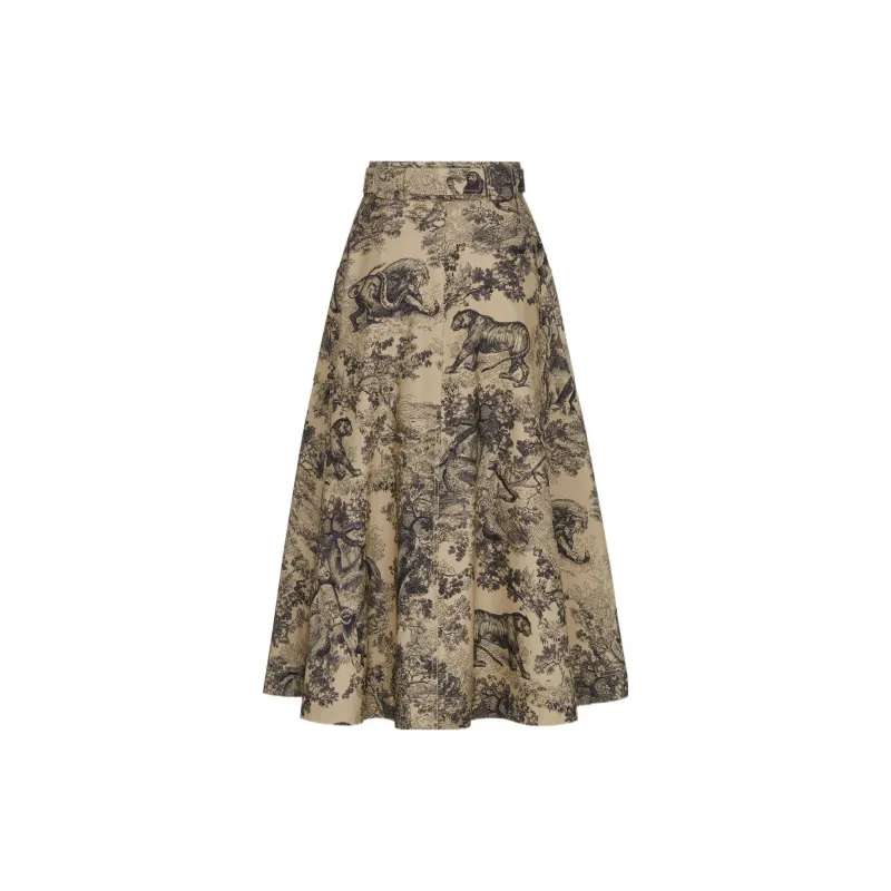 DIOR FW22 Skirt Women's Earth Yellow-1