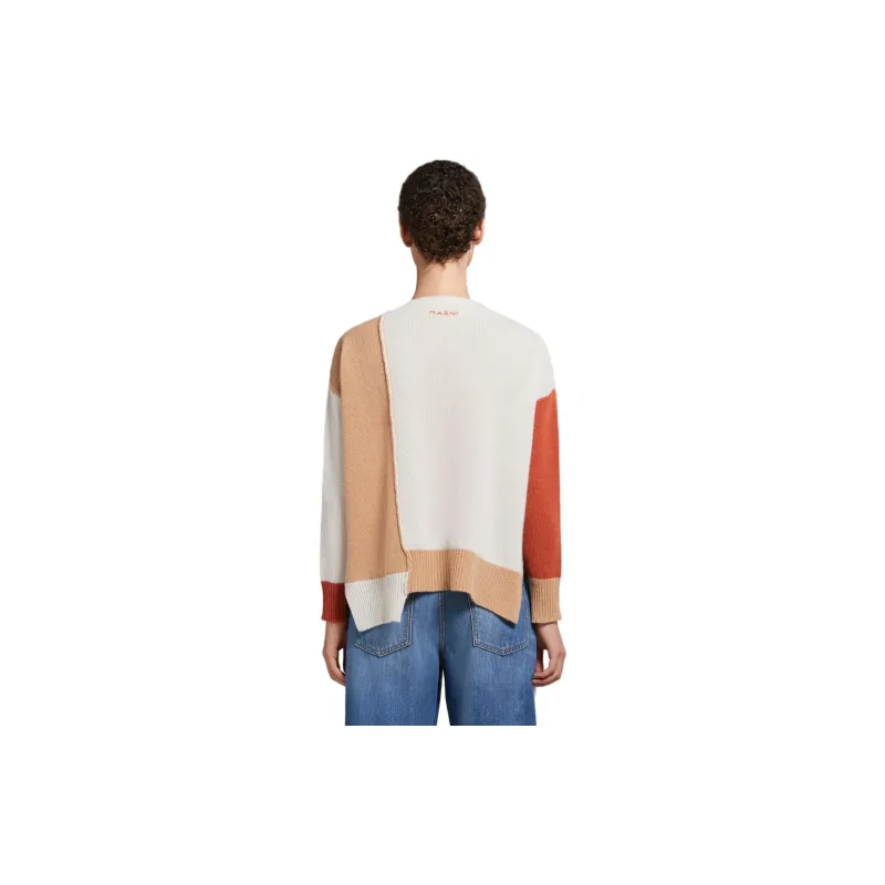 MARNI V-Neck Buttoned Cardigan-2