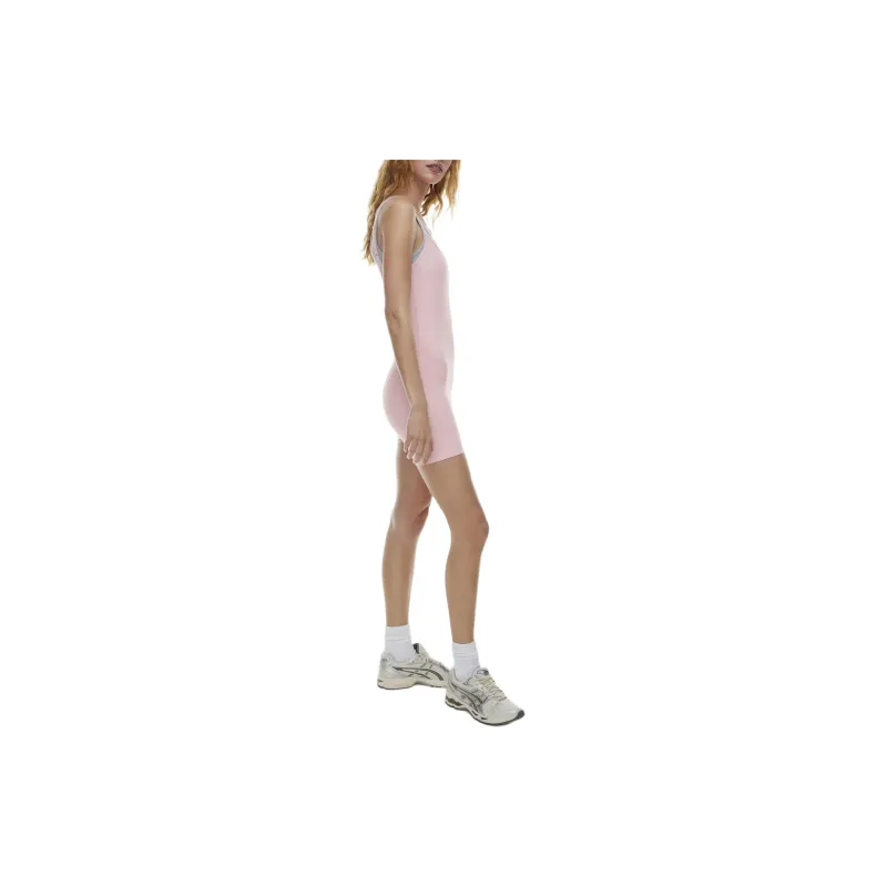 ARITZIA Golden BUTTER Essential 5' Romper Bodysuits Women's Cupid Pink-4