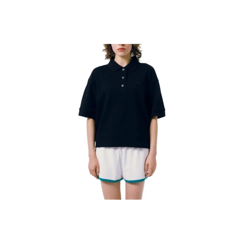 LACOSTE Polo Shirt Women's Black-3