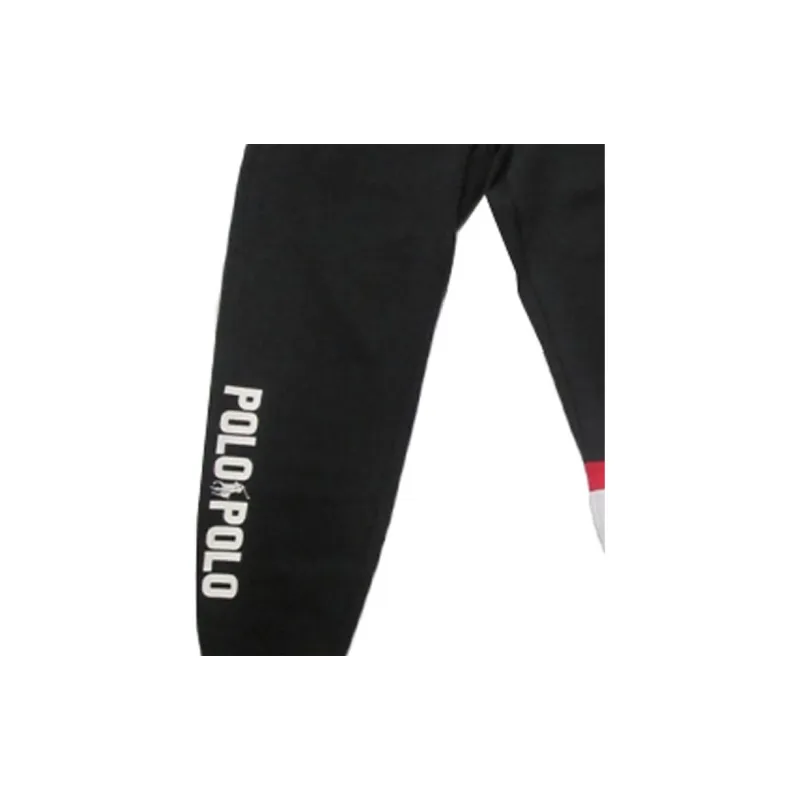 Polo Ralph Lauren Knitted Sports Pants Women's Black-3