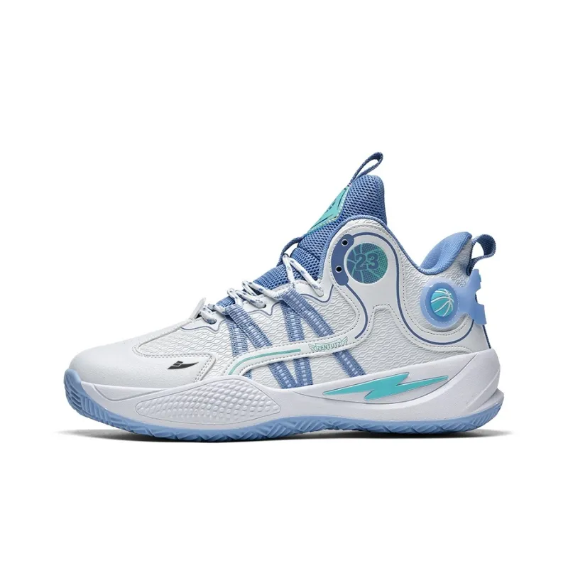 Kuding Anti-Slip Wear-Resistant Mid-Top Basketball Shoes Men's-6