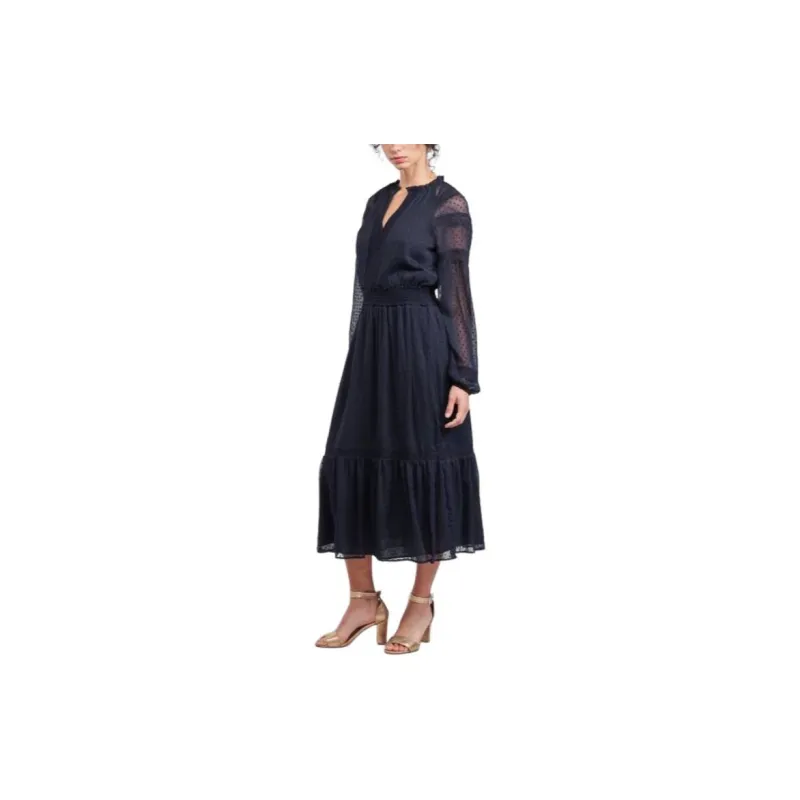 Polo Ralph Lauren Long Sleeved Dress Women's Dark Blue-3