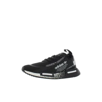 Adidas Originals NMD_R1 Anti-Slip Wear-Resistant Low-Top Kids' Running Shoes Black Kids'