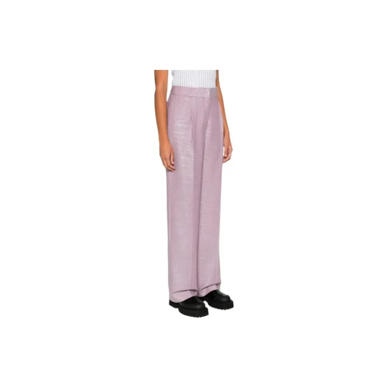 MSGM Lurex Pinstriped Pants-2