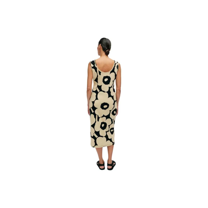 Marimekko Sleeveless Dress Women's Beige-1