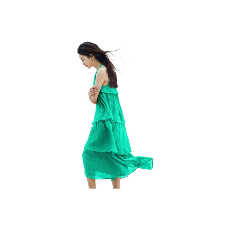 【dme】 SS24 Sleeveless Dress Women's Mint Green-3
