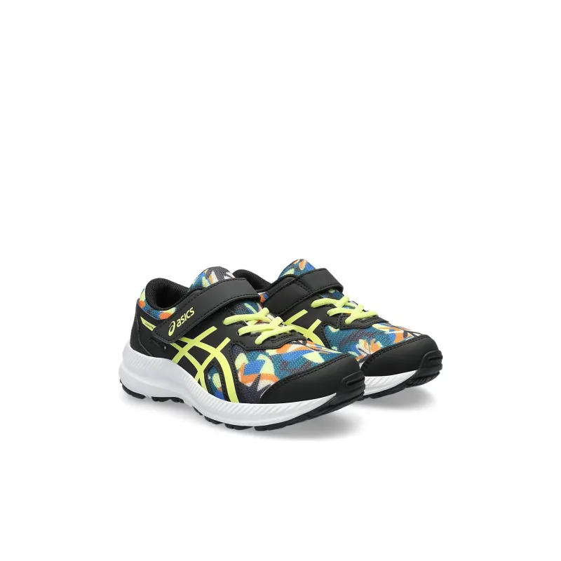 Asics Contend 8 PS 'Black Glow Yellow Camo'-2