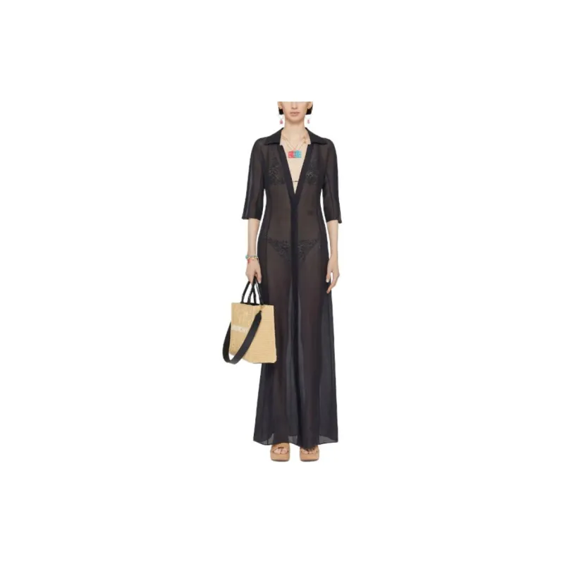 Givenchy Long Sleeved Dress Women's Black-1