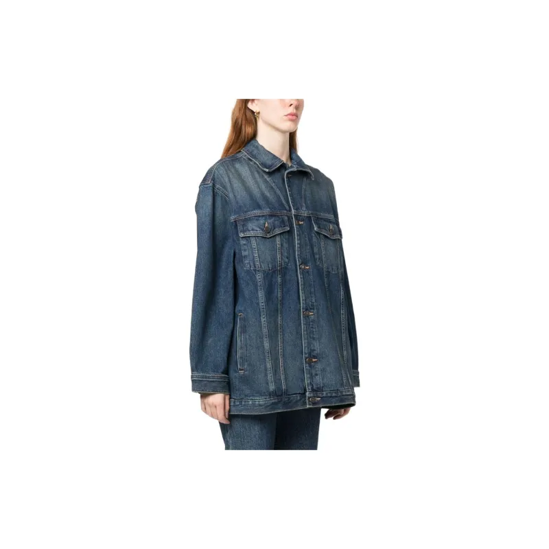 NILI LOTAN Button-up Denim Jacket-2