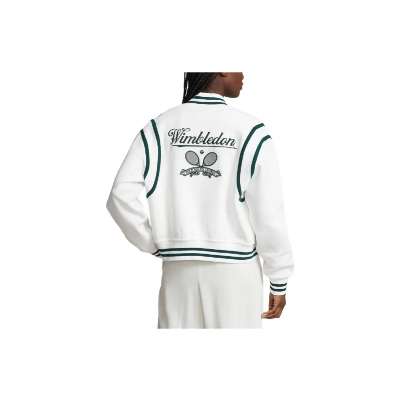 Polo Ralph Lauren Wimbledon Tennis Open Collection SS24 Jackets Coats Women's Porcelain White-3