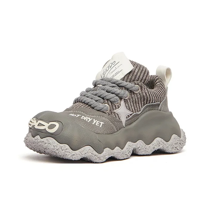 KEDDO Paint Is Not Dry Low-Top Chunky Sneakers Unisex-13