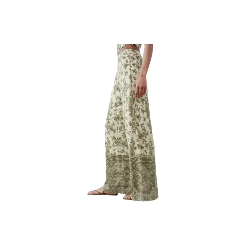 ZARA Casual Pants Women's Multicolor-3