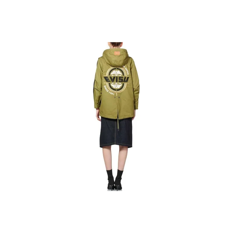 EVISU Jacket Women's Army Green-8