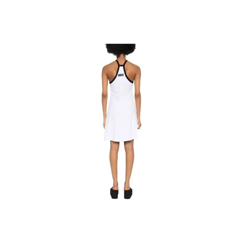 Marine Serre SS24 Slip Dresses Women's White-3