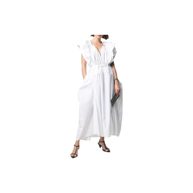 JIL SANDER Sleeveless Dresses Women's White-1