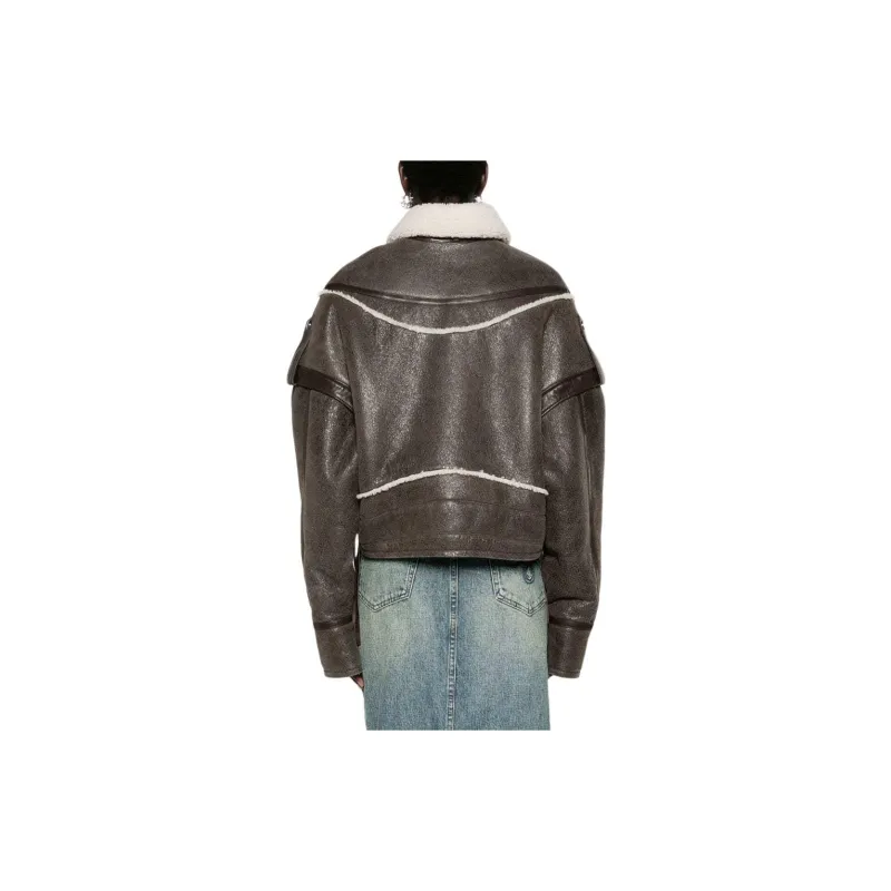 Manokhi Shearling collar Jacket-1
