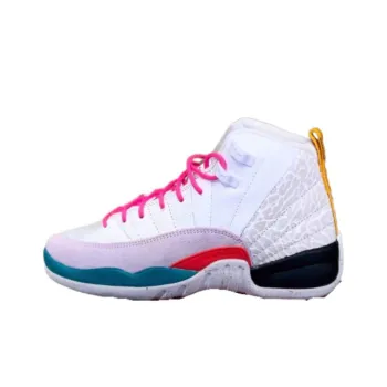 Jordan 12 Retro White Vapor Green GS