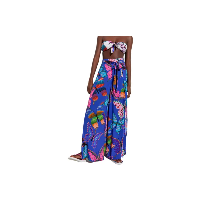 Desigual Casual Pants Women's Royal Blue-2
