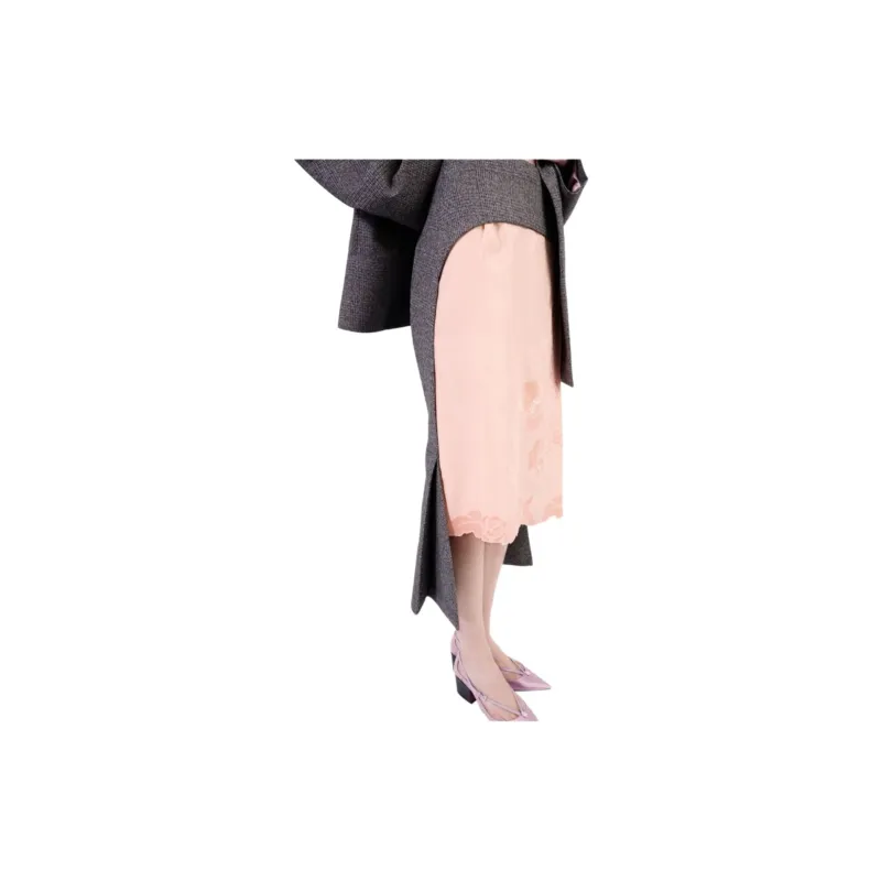 PRADA Prince of Wales Pattern Skirt-2