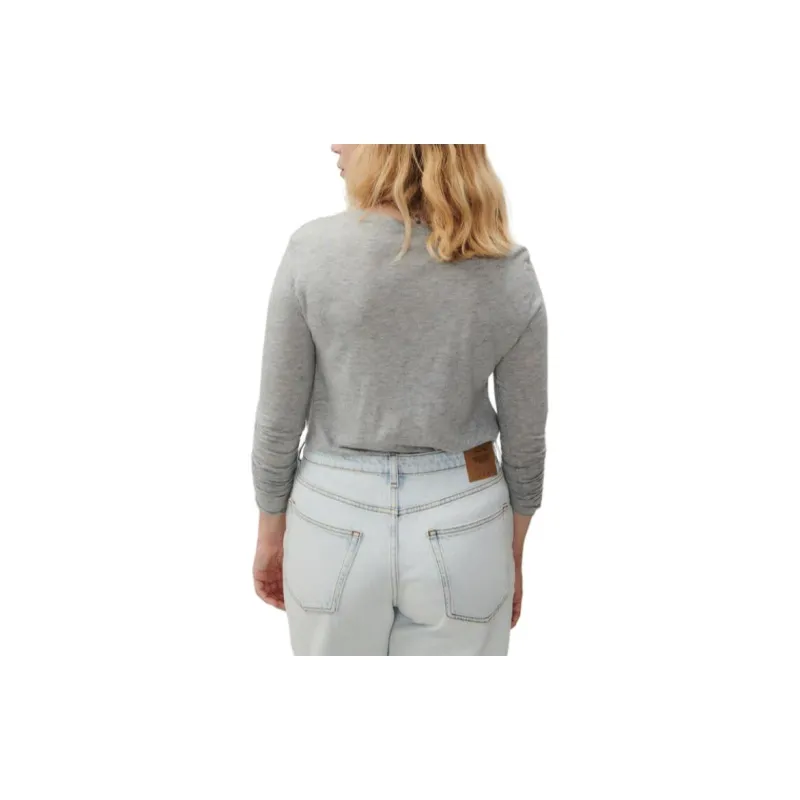 AMERICAN VINTAGE A.M T-Shirt Women's Heather Grey/Stone Grey-2