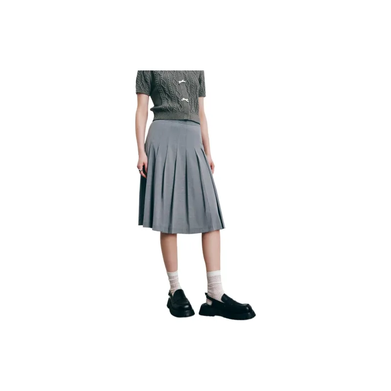 URBAN REVIVO Casual Long Skirt Women's-7
