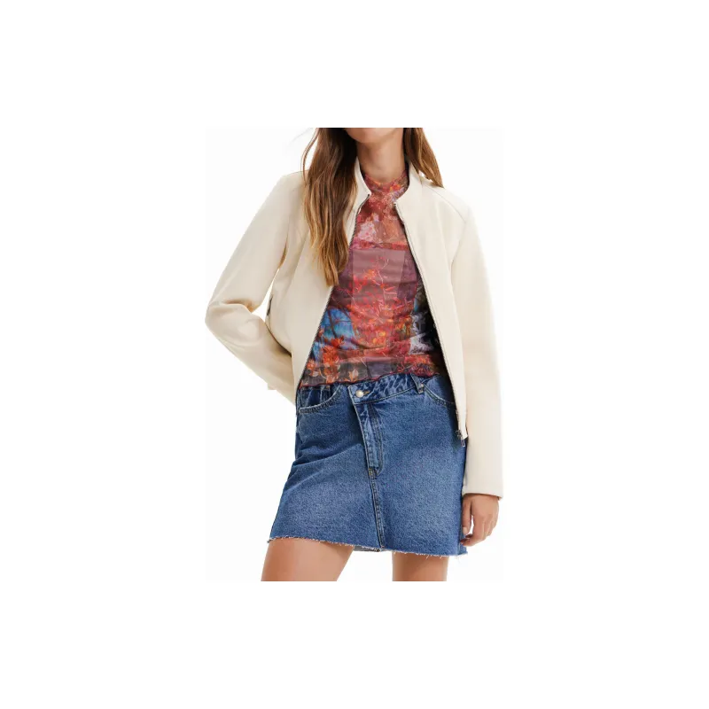 Desigual Jackets & Coats Women's Ecru-2