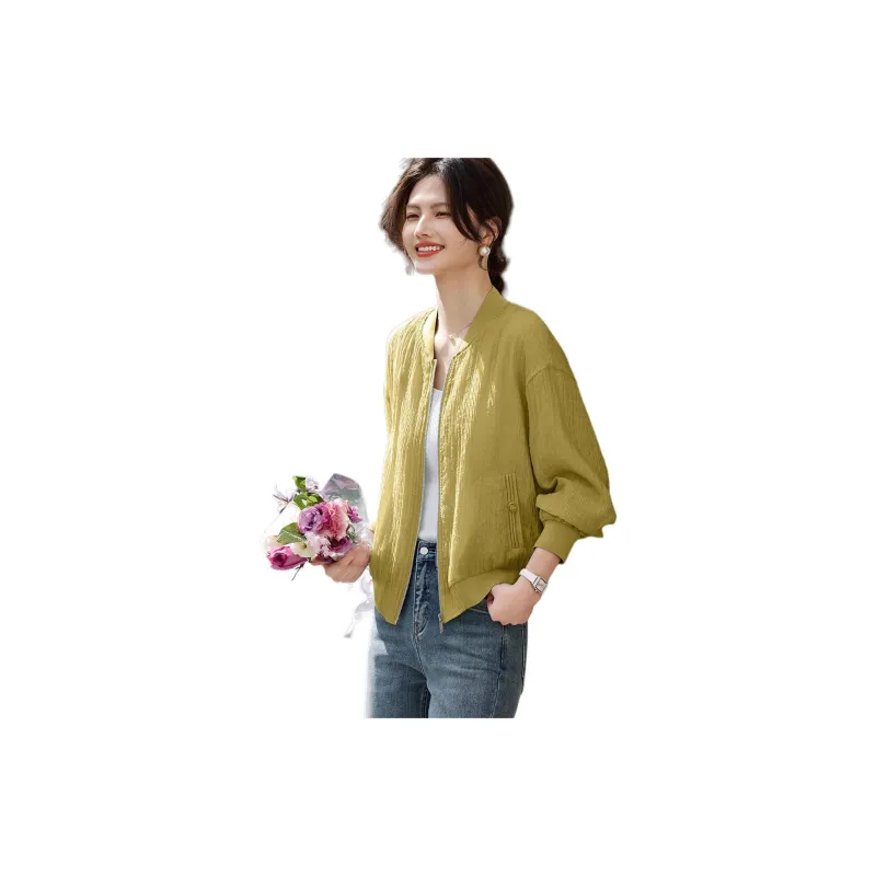 XWI Baseball Jacket Women's Yellow-2