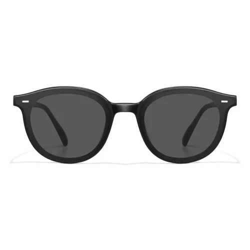 Morakot Plate Frame Round Sunglasses Men's