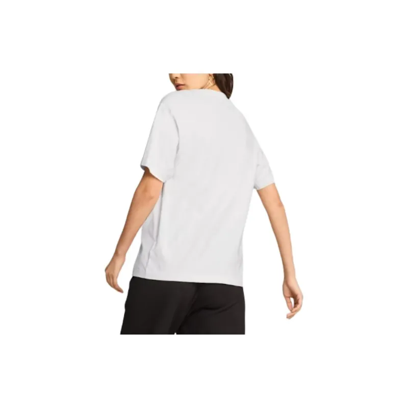 PUMA HERgraphic T Shirt Women's White-3