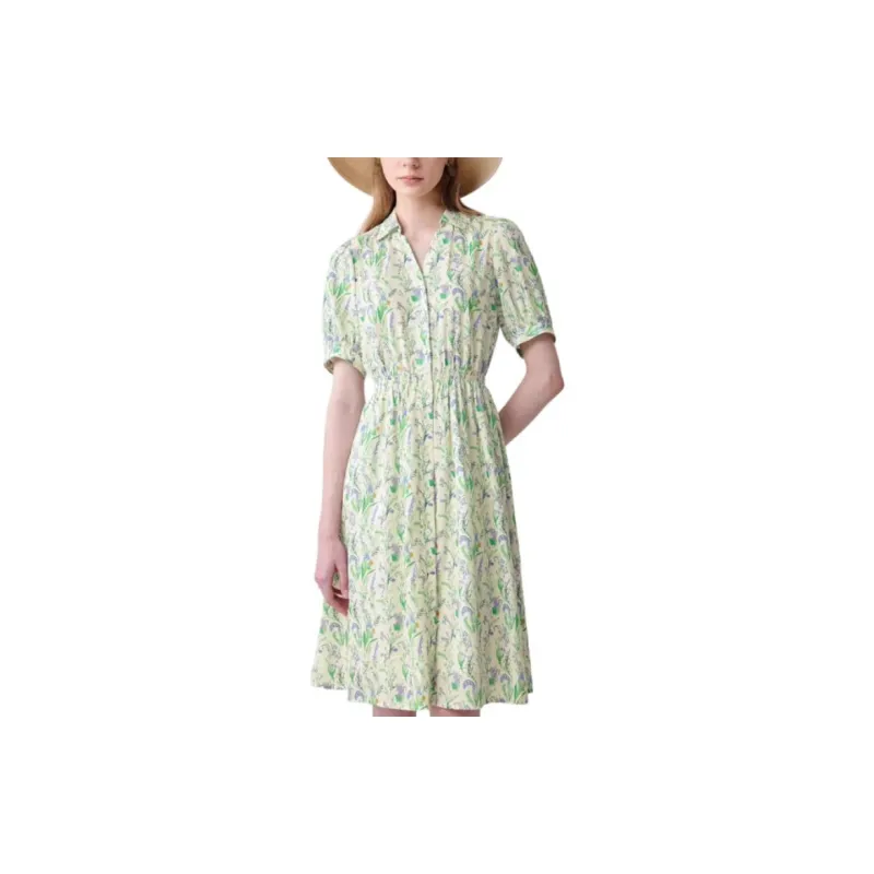 HAZZYS Short Sleeved Dress Women's Ivory-1