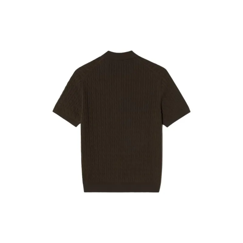 LACOSTE Polo Shirts Men Brown-1