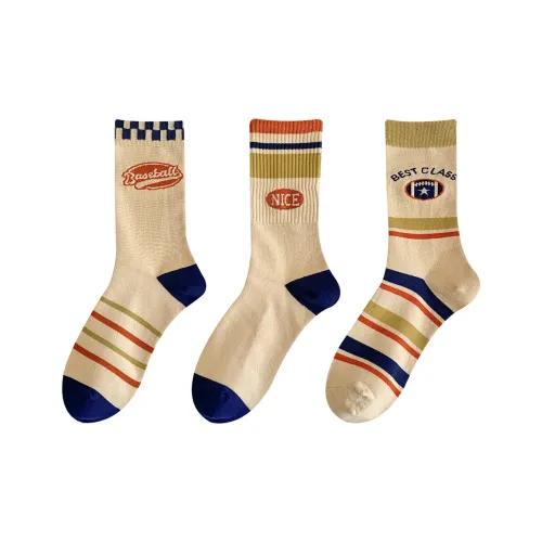 XXLLG Mid-Calf Socks Women's 3 Pack