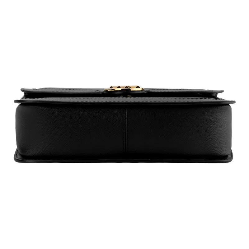 MICHAEL KORS Coated Canvas With Polyester Crossbody Bag, Shoulder Bag Medium Size Women's Black-5