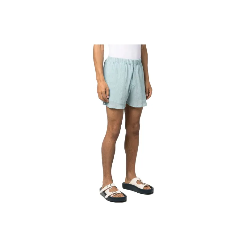 Ludovic De Saint Sernin Casual Shorts Men Light Blue-3