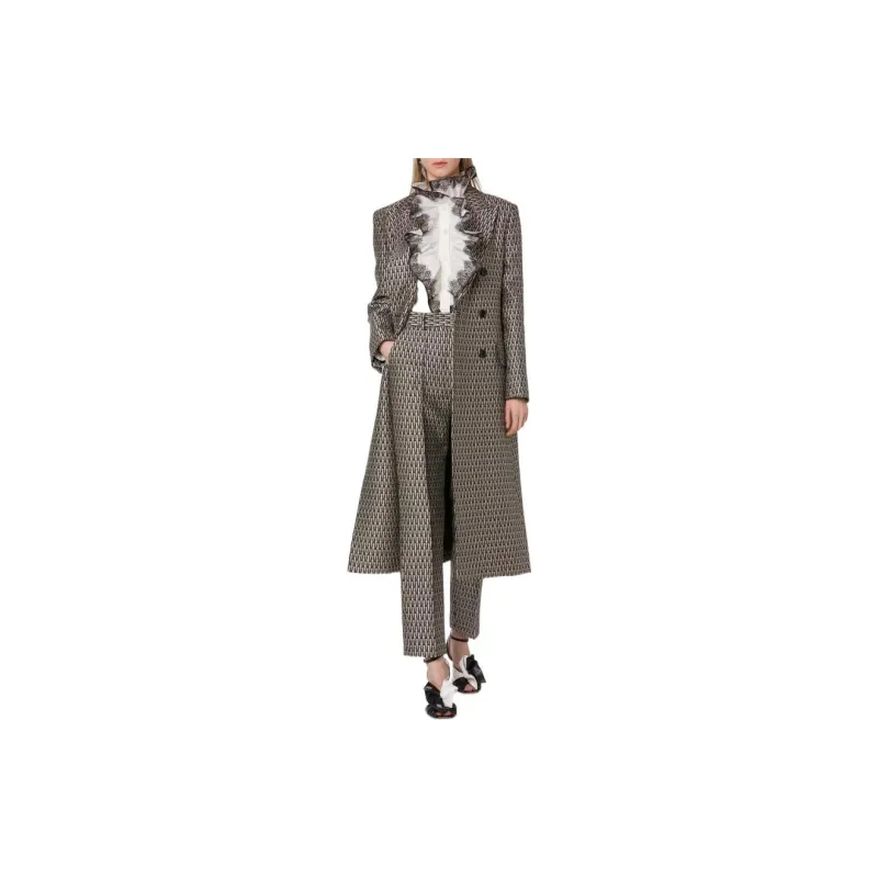 ALBERTA FERRETTI Coats Women's Gray-2