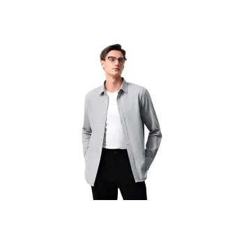 BY CREATIONS Shirt Men's Light Gray