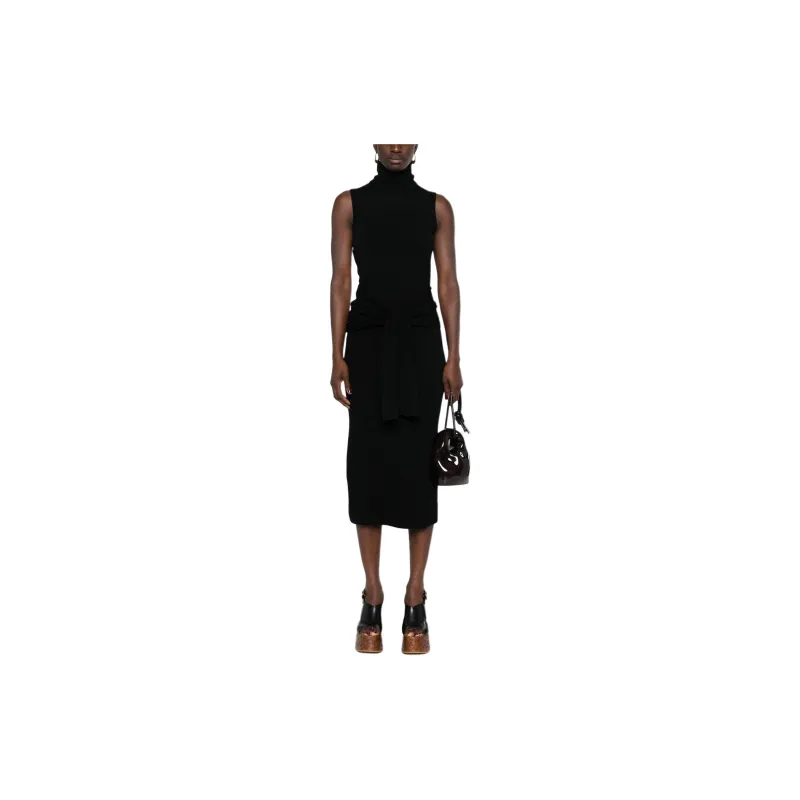 MM6 Maison Margiela Turtleneck Sleeveless Dress-1
