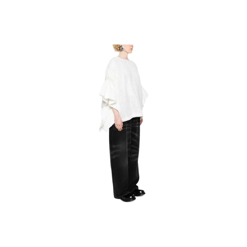 JUNYA WATANABE Flared cuffs Bouclé Blouse-3