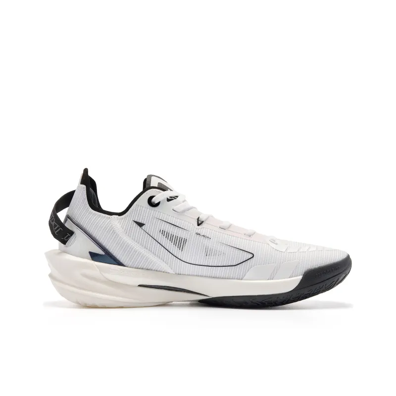 QIAODAN Fang Ci RISE 2.0 Basketball Shoes Men Low Top Black/Jordan White-1