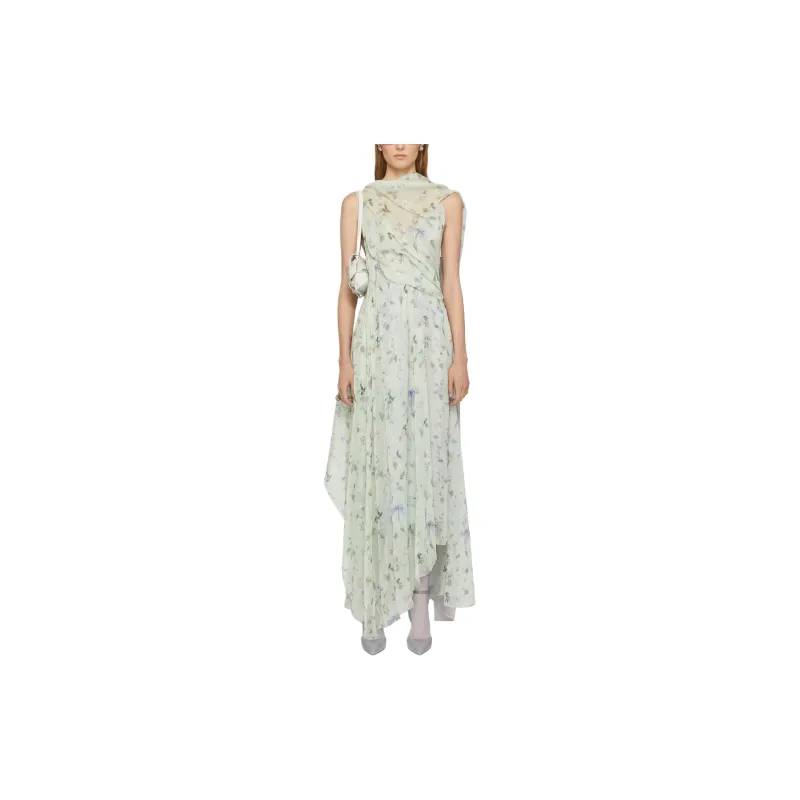 Givenchy SS24 Sleeveless Dress Women's Green-1