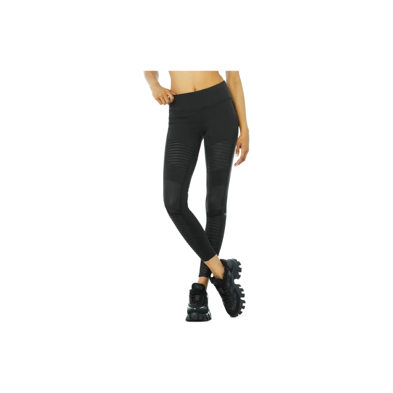 Alo Yoga Leggings Women's Gloss Black/Black Glossy-1