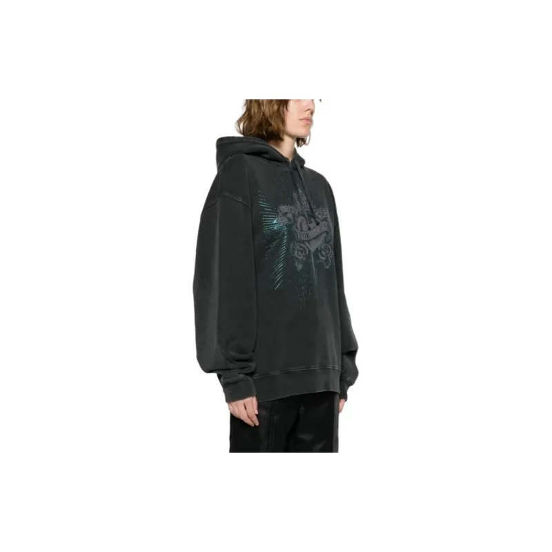 Jean Paul Gaultier Crystal-embellished Cotton Hoodie-2