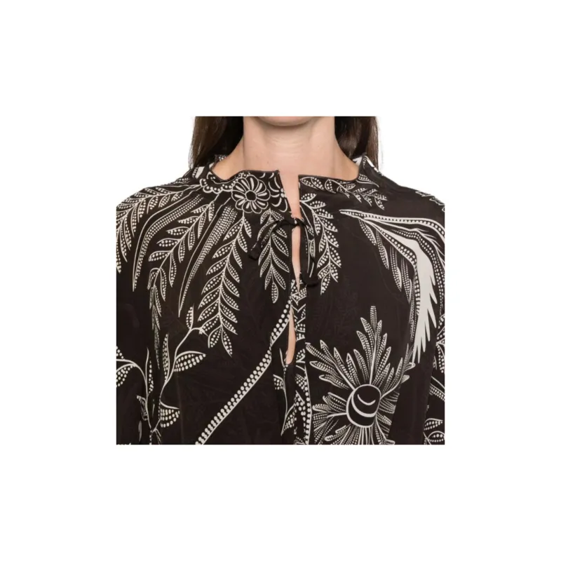 F.R.S For Restless Sleepers Botanical print Dress-4