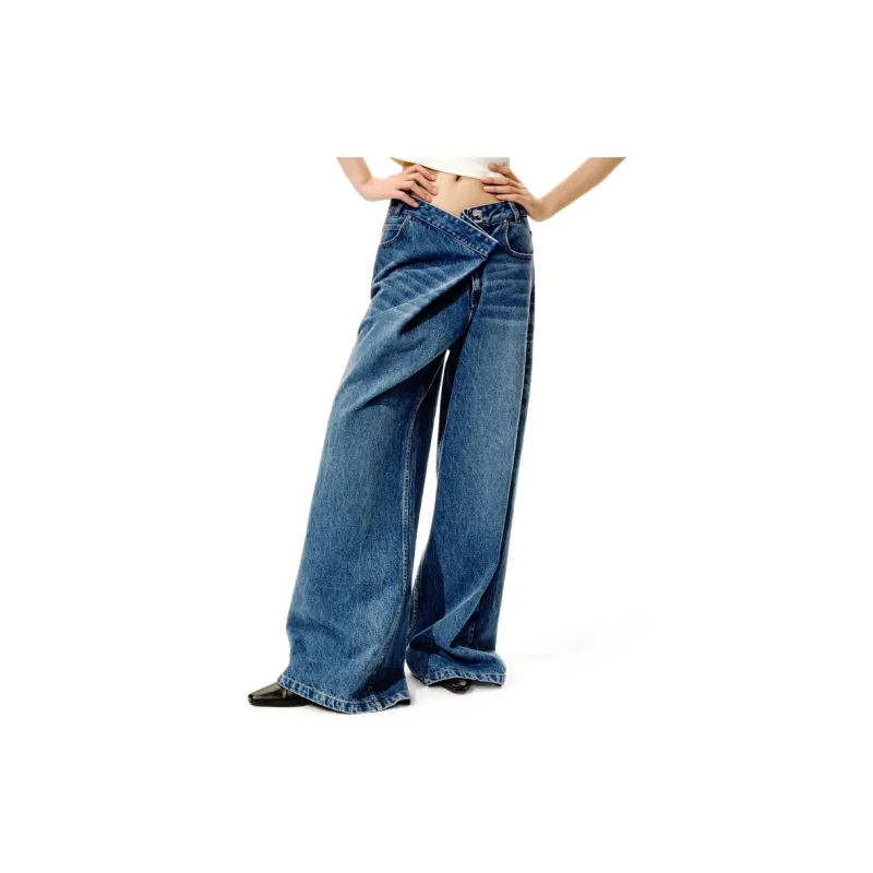 CALVINLUO Jeans 011 Women's Blue-2